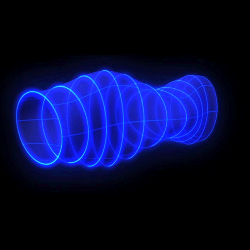 Circularly
              polarized gravitational wave